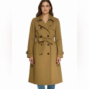 Belted Camel Trench Coat
